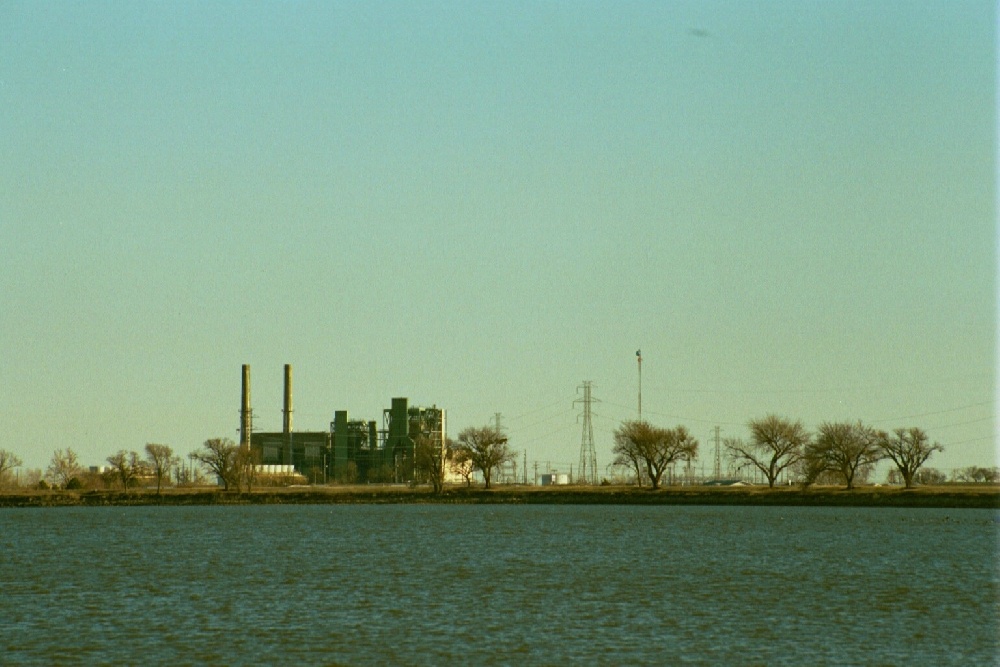 Power Plant near Overholser near Lake Aluma